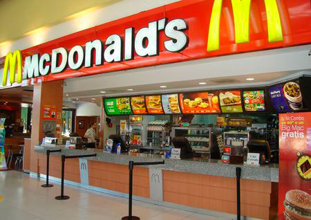 Figure 10 shows a McDonald’s store with its different options